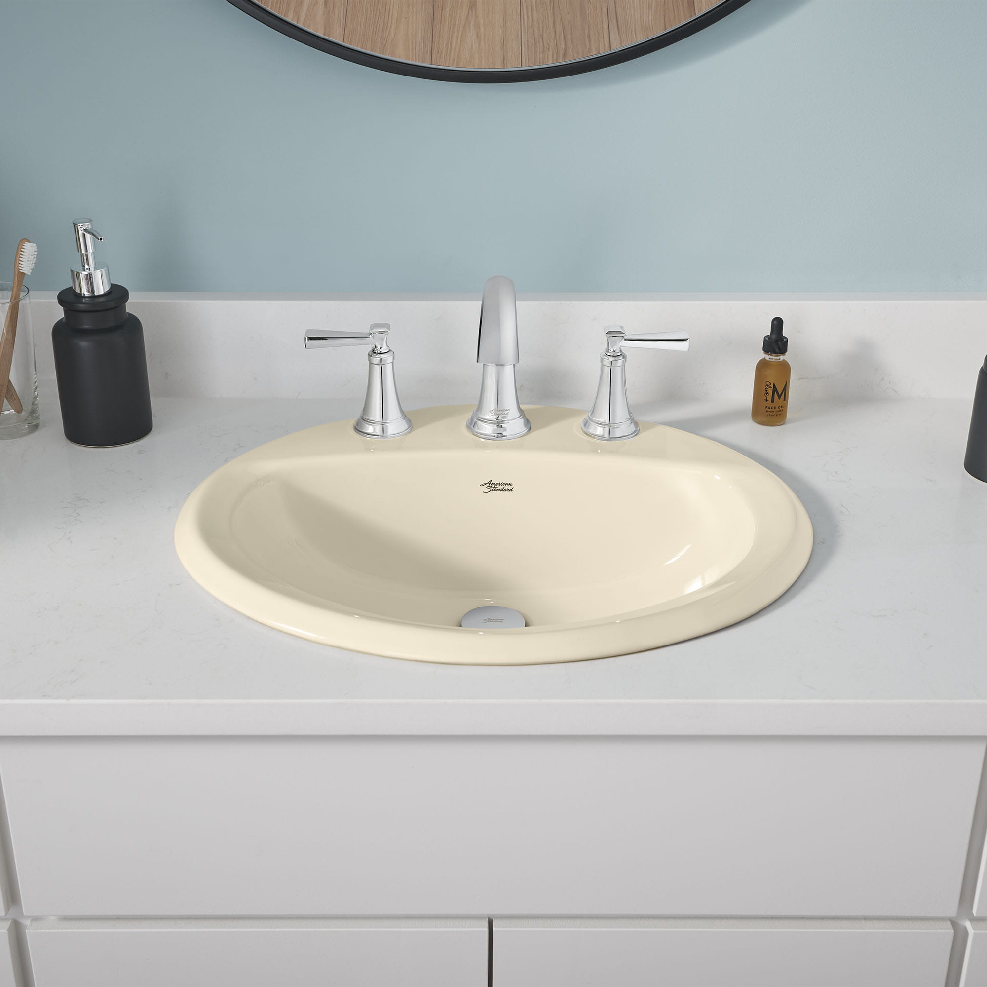 Aqualyn® Drop-In Sink With 8-Inch Widespread